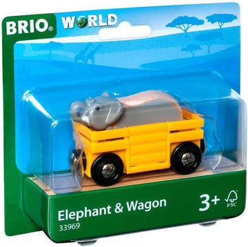 Elephant and Wagon