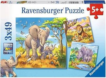 Wild Animals 3 x 49 pc