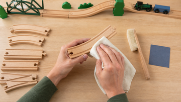 How to Clean BRIO Wooden Train Tracks Without Damaging Them