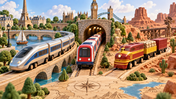 BRIO Trains of the World Guide: TGV vs London Underground vs Santa Fe