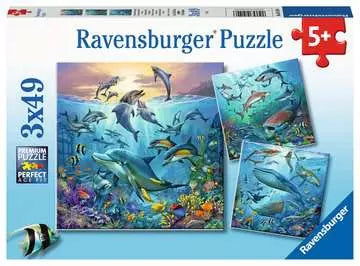 Ocean Life 3x49 Pc Puzzle