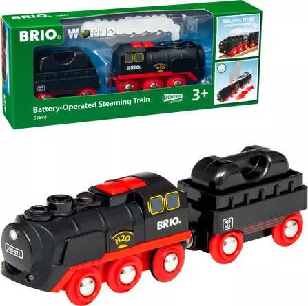 Battery-Operated Steaming Train