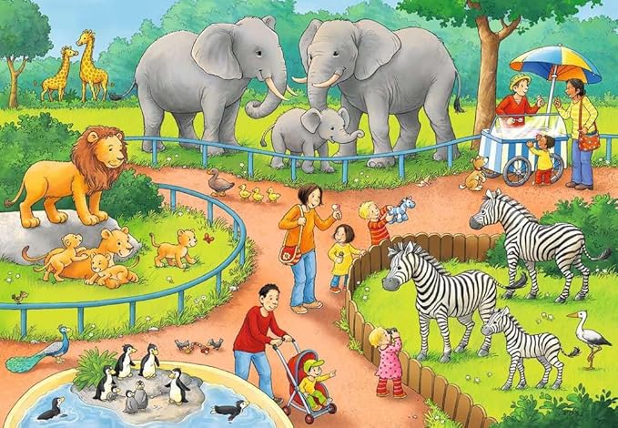 A Day at the Zoo 2 x 24 pc