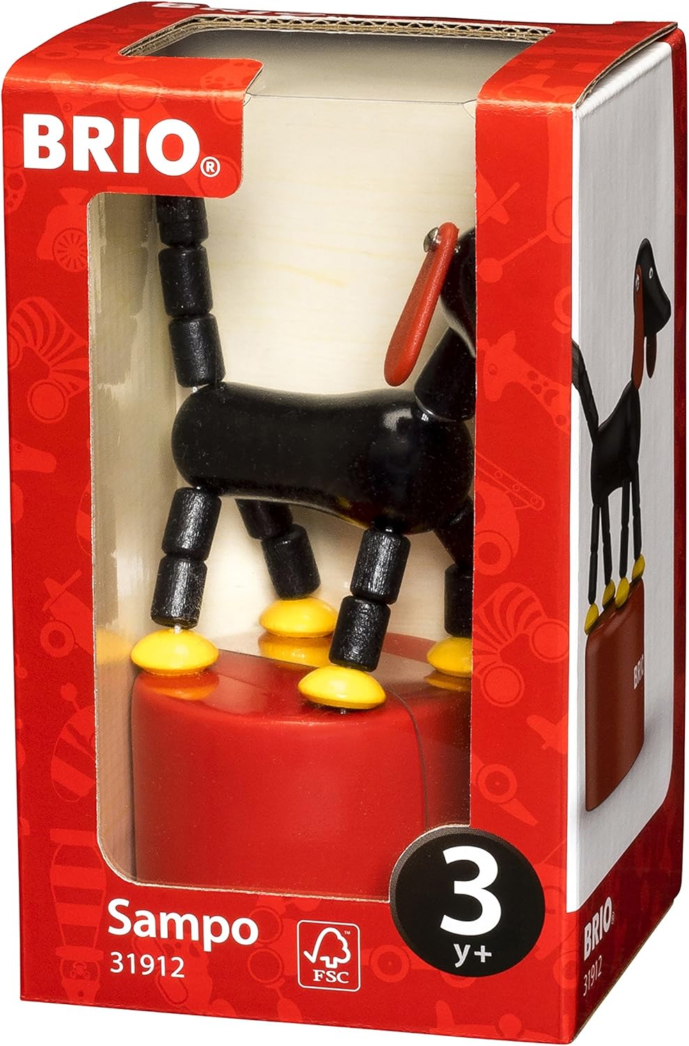 Sampo Wooden Dog Toy
