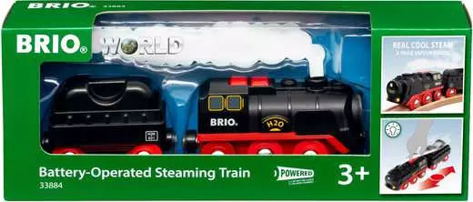 Battery-Operated Steaming Train