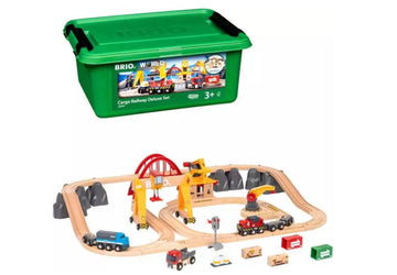 BRIO World Cargo Railway Deluxe Set BRIO