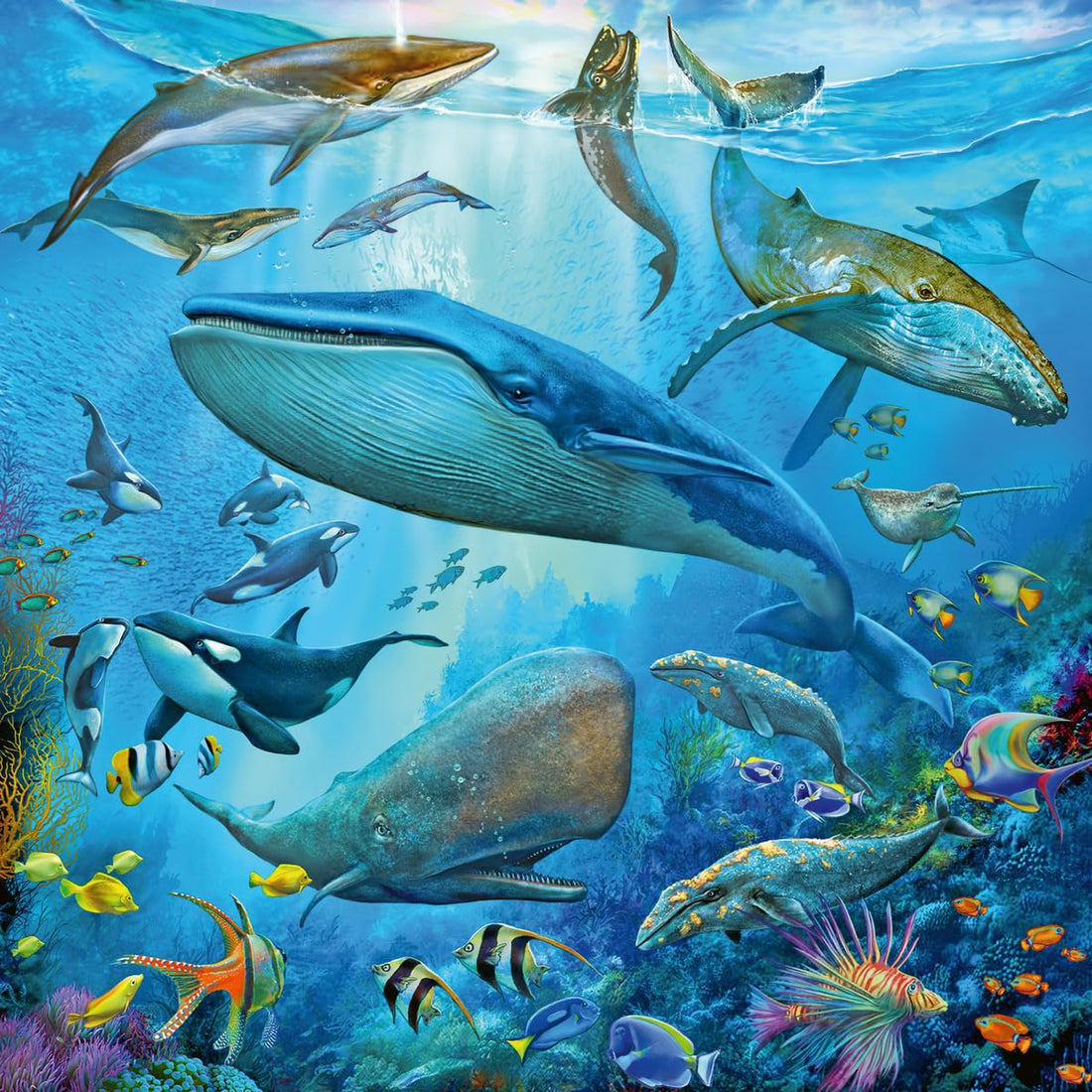 Ocean Life 3x49pc Ravensburger
