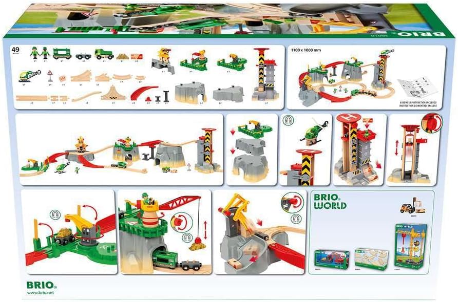 BRIO World Cargo Mountain Set