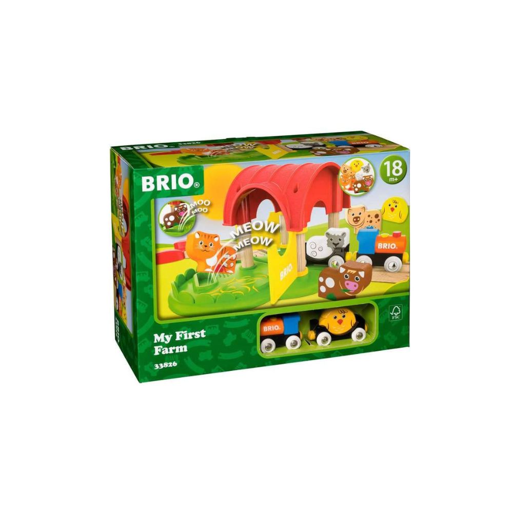 BRIO My First Farm wooden railway toy