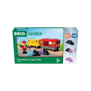 BRIO Gemstone Cargo Train wooden railway toy